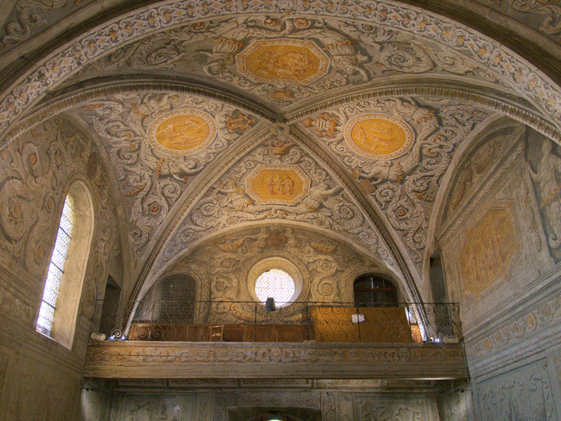 Plafond de la chapelle