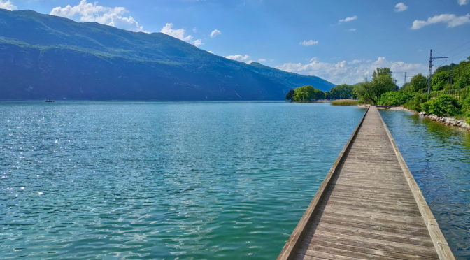 Balade sur le sentier Au fil de l'eau à Aix-les-Bains