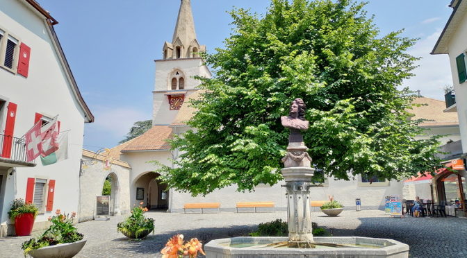 Visite de La Tour-de-Peilz en Suisse