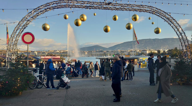 Noël au Quai : Le marché de Noël de Genève au bord du Léman