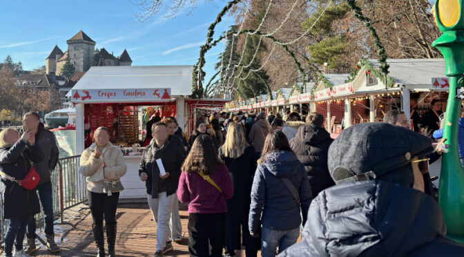 Annecy : un marché de Noël au pied des Alpes